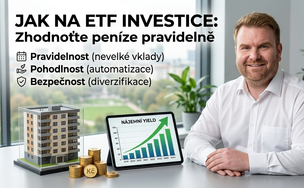 ETF investice: jak zhodnotit peníze pravidelně, i když nemáte miliony